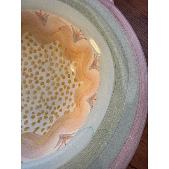 Mackenzie Childs Brittany Multicolored 8.5” Hand Crafted Boho Bowl - Picture 9 of 10